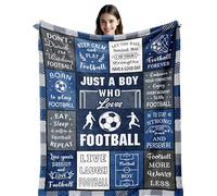Football Gifts for Boys, Boys Football Gifts, Football Gifts for Men, Gifts for Football Lovers, Gift Ideas for Football Lovers, Gifts for Football Fans, Football Bedding, Football Blanket 150X130CM