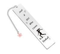 Football Gifts for Girls Football Gifts for Football Lovers Keyrings for Girl Just A Girl Who Loves Footballs Football Themed Gifts for Girl Football Presents Keychain Football Stocking Fillers