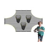 Football Goal Goal with Target Holes | Portable Target Sheet with Scoring Zones | Training Equipment, Football Field Nets Training Net for Improving Skills