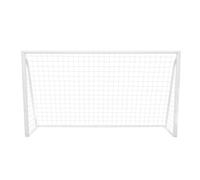 Monstershop 12 x 6ft Football Goal, Carry Case & Target Sheet in White Monstershop White