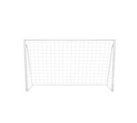 Football Goal Net 6 x 4ft All Weather PVC Goalpost 30ply Knotted Netting 24 Clips Portable Training Practice Indoor Outdoor Quick Slot & Click Assembly 5 Hole Target Sheet 16 Bungee Straps & Carry Bag
