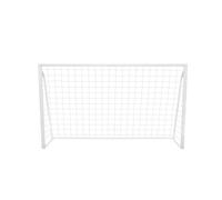 Football Goal Net 6 x 4ft All Weather PVC Goalpost 30ply Knotted Netting 24 Clips Portable Training Practice Indoor Outdoor Quick Slot & Click Assembly 5 Hole Target Sheet 16 Bungee Straps & Carry Bag
