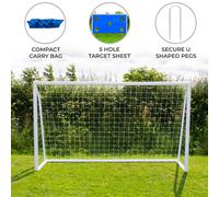 Football Goal Net All Weather PVC Goalpost Training Practice 12x6 8x6 6x4 FT