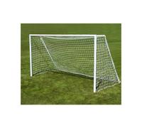 Football Goal Net for Outdoor Mini Soccer - White, 8x6 ft, 100mm Mesh, 5mm Twisted Polypropylene, Double Knotted, Net Only