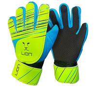 Football Goalkeeper Gloves For Kids - Boys & Girls - With Embossed Latex Palms For Grip - Size 6 (under 9-12s)