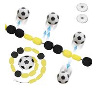 Football Goalkeeper Trainer, 2.6/4m Training Rebound Chain with 2 Water Bag, Goalkeeper Reaction Drill Football Training Aid, Improvement Skills, Applicable Goal Futsal/Sevens Goal Standard