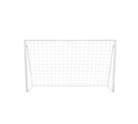 Football Goal Net 6 x 4ft All Weather PVC Goalpost 30ply Knotted Netting 24 Clips Portable Training Practice Indoor Outdoor Quick Slot & Click Assembly 5 Hole Target Sheet 16 Bungee Straps & Carry Bag
