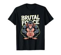 Football Gorilla Brutal Force American Game Day T-Shirt