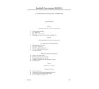Football Governance Bill [as amended in Public Bill Committee] (House of Commons) HCB 266