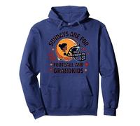 Football Grandmas: Sundays Are For Football And Grandkids Pullover Hoodie, Adult Unisex, Navy, XL