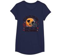 Football Grandmas: Sundays are for Football and Grandkids T-Shirt, Girls, Navy, Small