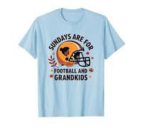 Football Grandmas: Sundays are for Football and Grandkids T-Shirt, Men, Baby Blue, M