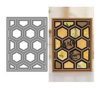 Football Grid Background Plate Metal Cutting Dies for Card Making