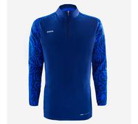 Football Half-zip Sweatshirt Viralto Letters - Navy/blue