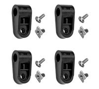 Football Helmet Clips Screw Nut Fit for Schutt F7 & Riddell Multiple Helmet | Use for Repairing Baseball, Softball Soccer and More Youth Football Helmet Facemask Hardware Kit Black