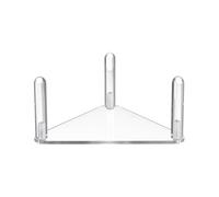 Football Holder, Acrylic Volleyball Display Rack, Transparent Soccer Ball Stand, Stable Clear Base for Collection, Modern Sports Ball Organizer, Premium Home Gym Decor, Football Stand for Bedroom