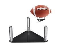 Football Holder - Clear Acrylic Volleyball Rack, Sturdy Basketball Display Stand For Sports Enthusiasts | For Soccer Volleyball Basketball Storage Table Home Gym Bedroom Office Shelf Decor