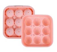 Football Ice Cube Tray, Reusable - Functional 9 Compartment Mould with Kitchen Motifs for Home Bar, Summer Party, Game Evening, Family Reunion for Cooling, Multipurpose Outdoor Indoor Utility