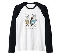 Football is My Happy Place Raglan Baseball Tee