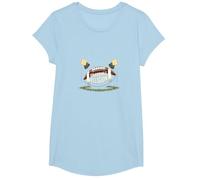 Football is My Religion: Gridiron Devotion T-Shirt, Girls, Baby Blue, Medium