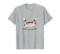 Football is My Religion: Gridiron Devotion T-Shirt, Men, Heather Grey, 4XL
