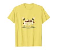 Football is My Religion: Gridiron Devotion T-Shirt, Men, Lemon, M