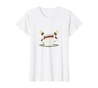 Football is My Religion: Gridiron Devotion T-Shirt, Women, White, XL