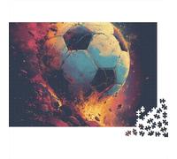 Football Jigsaw Puzzle - 500 Piece World Cup Educational Brain Teaser, Home Décor & Relaxing Quality (For Everyone 12+)