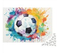 Football Jigsaw Puzzle - 500 Piece World Cup Educational Brain Teaser, Home Décor & Relaxing Quality (For Everyone 12+)