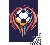 Football Jigsaw Puzzle Adult 1000 Pieces Classic Puzzle Paper Jigsaw Puzzle Wall Art Unique Toys 1000pcs (38x26cm)