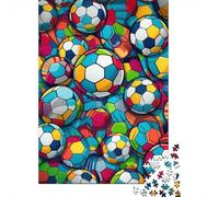 Football Jigsaw Puzzle Adult 1000 Pieces Classic Puzzle Wooden Jigsaw Puzzle Wall Art Unique Toys 1000pcs (75x50cm)