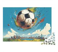 Football Jigsaw Puzzle For Everyone - 1000 Piece World Cup Home Décor, Relaxing Brain Teaser & Premium Quality (1000pcs (75x50cm))