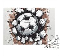 Football Jigsaw Puzzle For Everyone - 300 Piece World Cup Home Décor, Relaxing Brain Teaser & Premium Quality (300pcs (40x28cm))