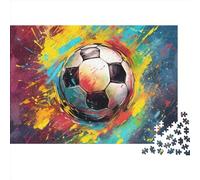 Football Jigsaw Puzzle For Everyone - 500 Piece World Cup Home Décor, Relaxing Brain Teaser & Premium Quality (500pcs (52x38cm))