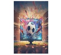 Football Jigsaw Puzzles for Kids 1000 Pieces 3d Wooden Puzzle Decompression Game for Adults Women Kids Girl Educational Game Toys 78×53cm