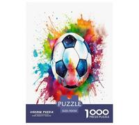 Football Jigsaw Puzzles Puzzles for Adults Kids. 1000 Piece Impossible Challenge Toy Educational Game Home Decoration for Adults& Kids Age 14 Years Up 70x50cm/1000pcs