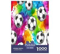 Football Jigsaw Puzzles Puzzles for Adults Kids. 1000 Piece Whimsical Challenge Toy Educational Games Home Decoration for Educational Games Gifts 38x26cm/1000pcs