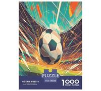 Football Jigsaw Puzzles Puzzles for Adults Kids. 1000 Piece Whimsical Challenge Toy Educational Games Home Decoration for Educational Games Gifts 38x26cm/1000pcs