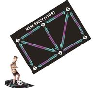Football Kick Mat - Non-Slip Diatom Mud Training Mat | Lightweight Exercise for Skill Development, Durable Portable Fitness Equipment for School, Gym, Garden