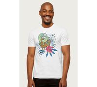Football Kickin It England Euro T-Shirt Scooby Doo White S