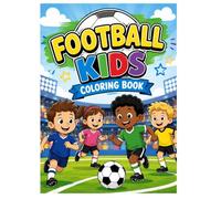 Football Kids Coloring Book | 20 Printable Soccer Coloring Pages | PDF Activity Book for Kids Ages 4-10 | US Letter 8.5×11