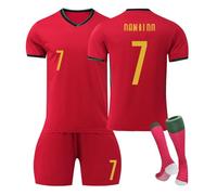 Football Kit For Kids/Adult, 2024 2025 Home Away Soccer Jerseys Unisex Activewear Football Kits For Boys' Football Training Equipment Shirts Shorts And Socks Sportswear Tracksuit Football Costume