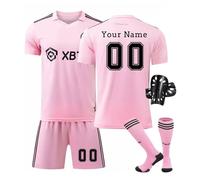 Football Kit, Personalised Football Shirt with Name Number, Football Shirts Shorts and Socks Set, Football Gifts for Boys and Girls (UK, Alpha, One Size, X09)