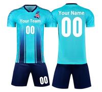 Football Kit with Your Name Custom Football Kit For Kid Adult Personalized Boys Girls Football Kit with Number Team Logo