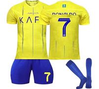 Football Kits For Kids 2024/2025, Al Nassr Fc Football Kits For Boys And Aldult, Football Training Set 4-Piece 3-Piece Football Socks Shirts Shorts Kneepad Jersey Tracksuit