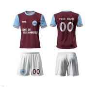 Football Kits for Kids, Personalised Football Kit Kids with Name Number,Team Logo,Custom Jersey Shirts, Football Gifts for Boys Men Women