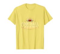 Football Legend: Vintage Gridiron Glory for Sports Fans T-Shirt, Men, Lemon, 3XL