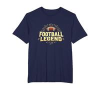 Football Legend: Vintage Gridiron Glory for Sports Fans T-Shirt, Men's Big and Tall, Navy, 4X Tall