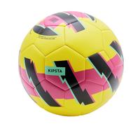 Football Light Learning Ball Size 5 - Yellow/pink