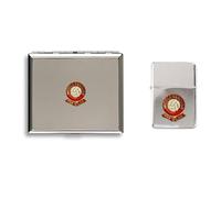 Football Lighter and Cigarette Case Gift Set Middlesbrough